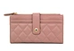 dusty rose colour long wallet